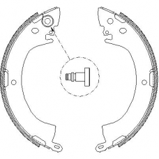 4122.00 REMSA Комплект тормозных колодок