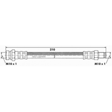 FBH6251 FIRST LINE Тормозной шланг