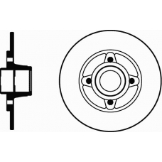MDC703 MINTEX Тормозной диск