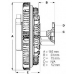 0720002044 BERU Сцепление, вентилятор радиатора