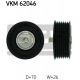 VKM 62046<br />SKF<br />Паразитный / ведущий ролик, поликлиновой реме...