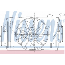 85233 NISSENS Вентилятор, охлаждение двигателя