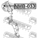 NMB-033<br />FEBEST<br />Подвеска, двигатель