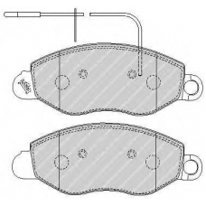FSL1616 FERODO Комплект тормозных колодок, дисковый тормоз