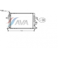 OL2294 AVA Радиатор, охлаждение двигателя