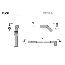 T598B TESLA Комплект проводов зажигания