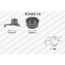 KD453.19 SNR Комплект ремня грм