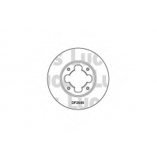 DF2689 TRW Тормозной диск