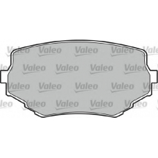 598534 VALEO Комплект тормозных колодок, дисковый тормоз