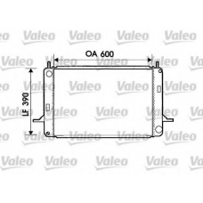 734774 VALEO Радиатор, охлаждение двигателя