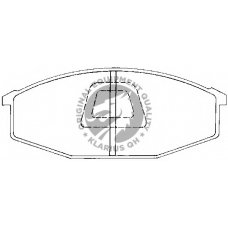 BP509 QH Benelux Комплект тормозных колодок, дисковый тормоз