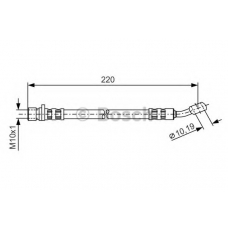 1 987 481 237 BOSCH Тормозной шланг