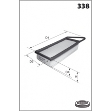 281 MECAFILTER Воздушный фильтр