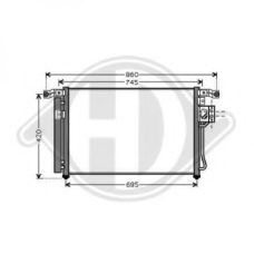 8687100 DIEDERICHS Конденсатор, кондиционер