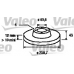 186529 VALEO Тормозной диск