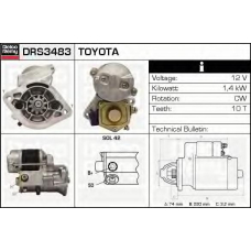 DRS3483 DELCO REMY Стартер