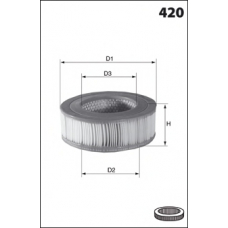 EL3155 MECAFILTER Воздушный фильтр