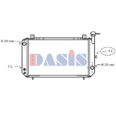 071220N AKS DASIS Радиатор, охлаждение двигателя