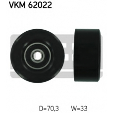 VKM 62022 SKF Натяжной ролик, поликлиновой  ремень