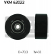 VKM 62022<br />SKF<br />Натяжной ролик, поликлиновой  ремень