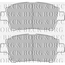 BBP1728 BORG & BECK Комплект тормозных колодок, дисковый тормоз