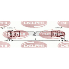 LH6016 DELPHI Тормозной шланг