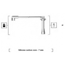 941325020896 MAGNETI MARELLI Комплект проводов зажигания