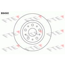 BS4502 FTE Тормозной диск