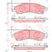GDB1226 TRW Комплект тормозных колодок, дисковый тормоз