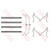 PFK373 TRW Комплектующие, колодки дискового тормоза