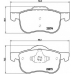 P 86 016 BREMBO Комплект тормозных колодок, дисковый тормоз