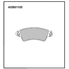 ADB01105 Allied Nippon Тормозные колодки