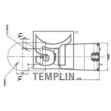 04.060.6106.280 TEMPLIN Кожух пневматической рессоры