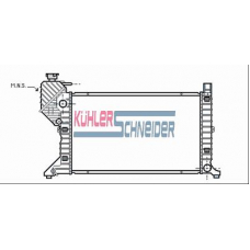 0423101 KUHLER SCHNEIDER Радиатор, охлаждение двигател