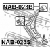 NAB-023S FEBEST Подвеска, рычаг независимой подвески колеса