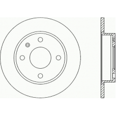 BDA1175.10 OPEN PARTS Тормозной диск