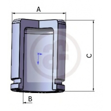 D025280 AUTOFREN SEINSA Поршень, корпус скобы тормоза