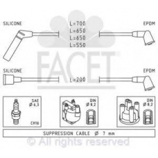4.9752 FACET Ккомплект проводов зажигания