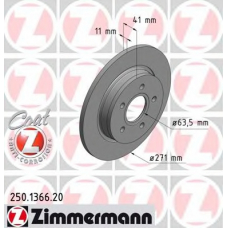 250.1366.20 ZIMMERMANN Тормозной диск