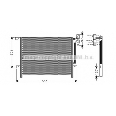 BWA5397 AVA Конденсатор, кондиционер