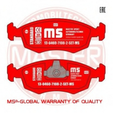 13046071082N-SET-MS MASTER-SPORT Комплект тормозных колодок, дисковый тормоз