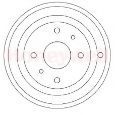 329222B BENDIX Тормозной барабан