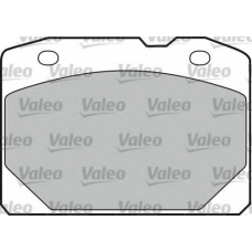 598199 VALEO Комплект тормозных колодок, дисковый тормоз