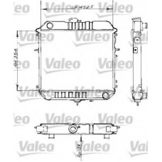 730155 VALEO Радиатор, охлаждение двигателя