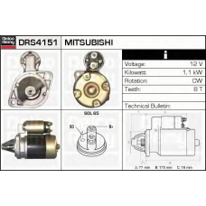 DRS4151 DELCO REMY Стартер