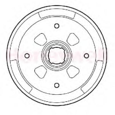 329182B BENDIX Тормозной барабан