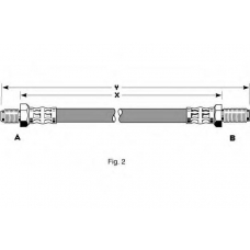 PHC105 TRW Тормозной шланг