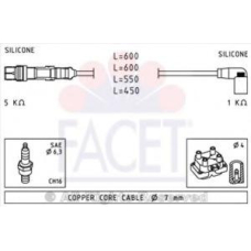 4.7248 FACET Комплект проводов зажигания