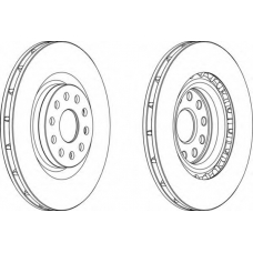 DDF1162-1 FERODO Тормозной диск