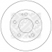 15252 MAPCO Тормозной диск